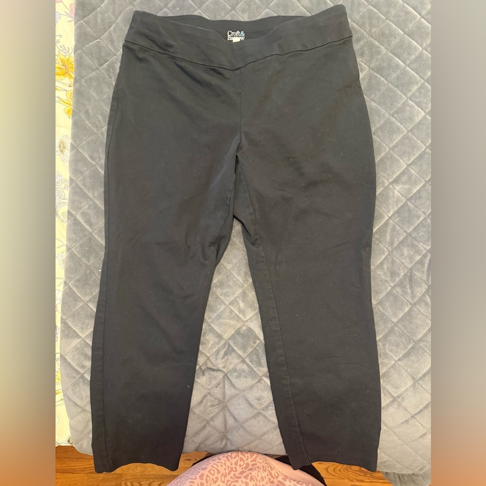 Croft & Barrow Black Women's Pants